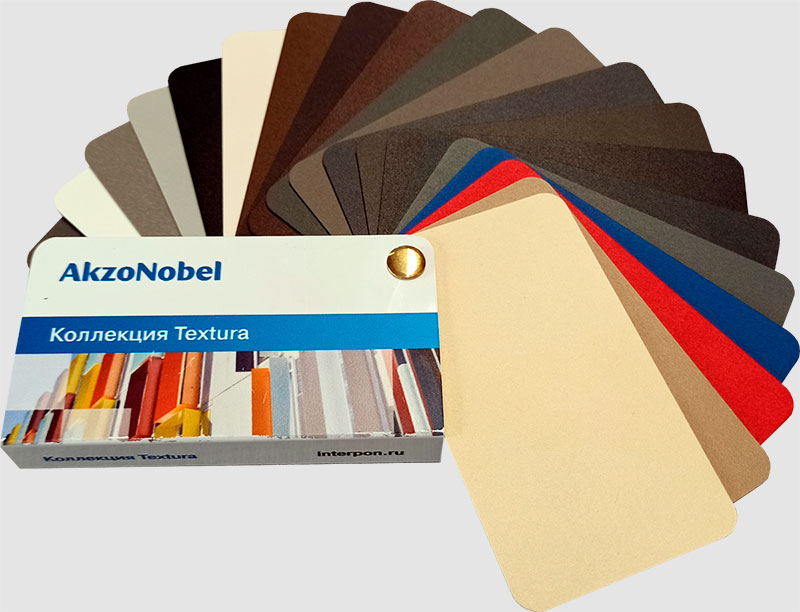 Цветовая палитра для покраски светотехнических изделий